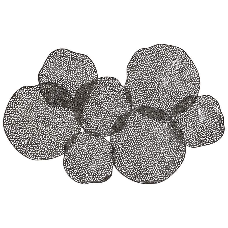 Image 2 Uttermost Ripley 47 1/4" Wide Pierced Metal Leaf Wall Art