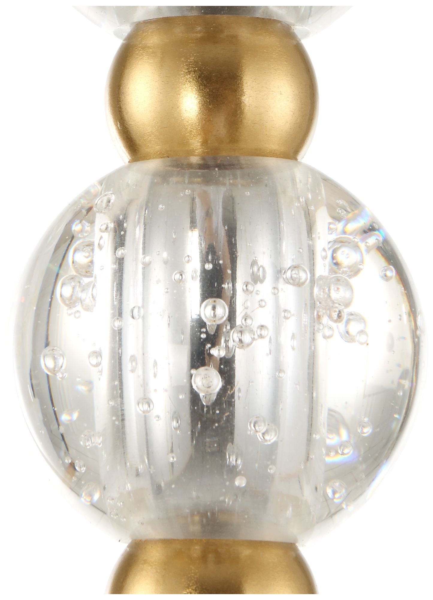 Image 6 Uttermost Ripple 11 5/8" Wide Brass 1-Light Frosted Glass Pendant more views