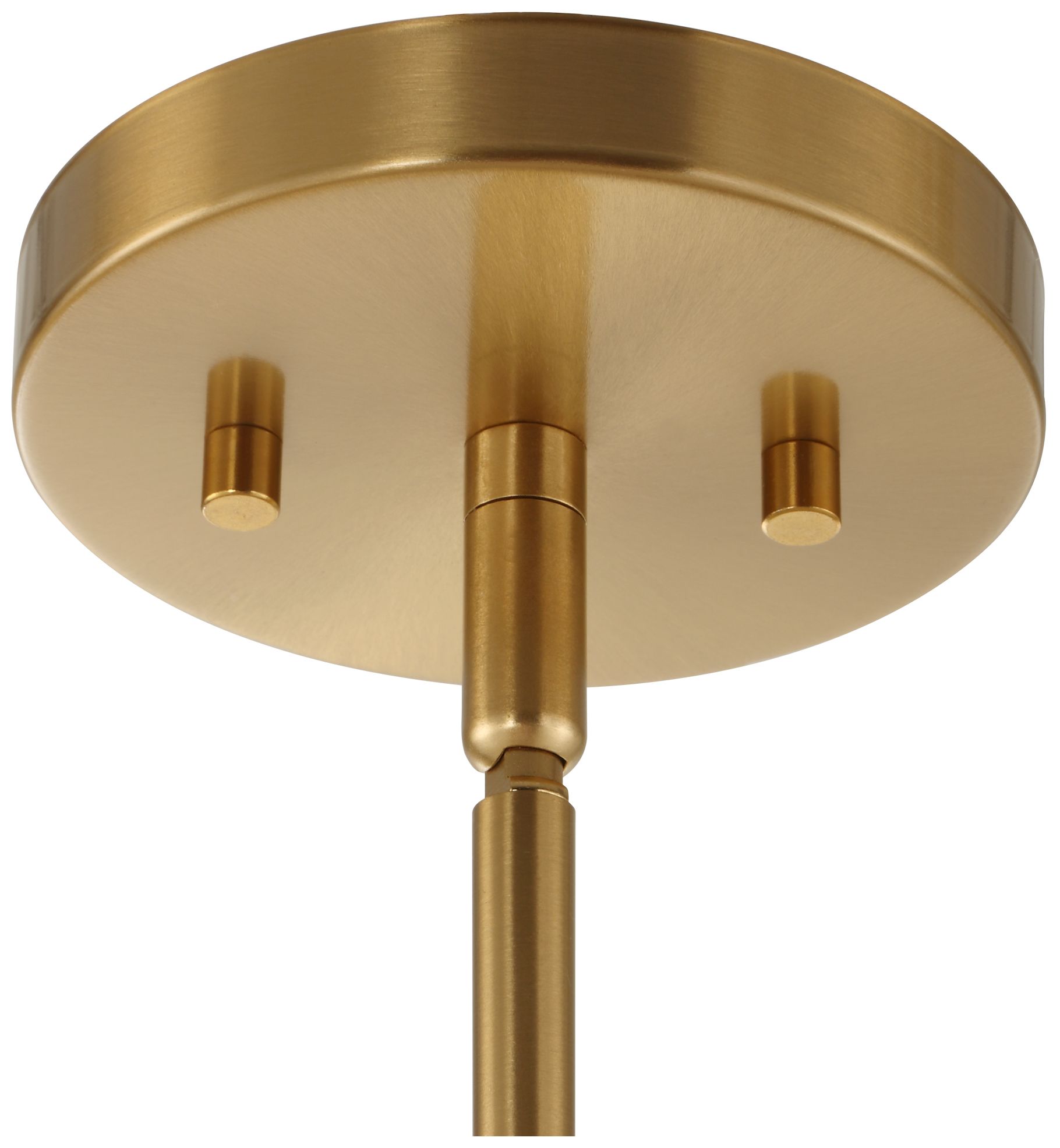 Uttermost Ripple 11 5/8" Wide Brass 1-Light Frosted Glass Pendant
