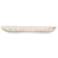 Uttermost Ripple Crest 32" Long Matte White Ceramic Bowl