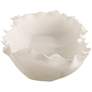 5_Uttermost Ripple Crest 32" Long Matte White Ceramic Bowl more views