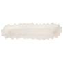 6_Uttermost Ripple Crest 32" Long Matte White Ceramic Bowl more views