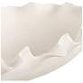 7_Uttermost Ripple Crest 32" Long Matte White Ceramic Bowl more views
