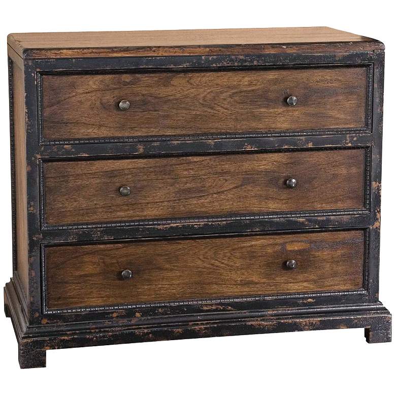 Image 1 Uttermost Rishi Antique 3-Drawer Chest