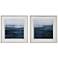 Uttermost Rising Blue 2-Piece Abstract Framed Prints