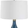 6_Uttermost Riviera 27 3/4" High Sapphire Navy Blue Glass Table Lamp more views