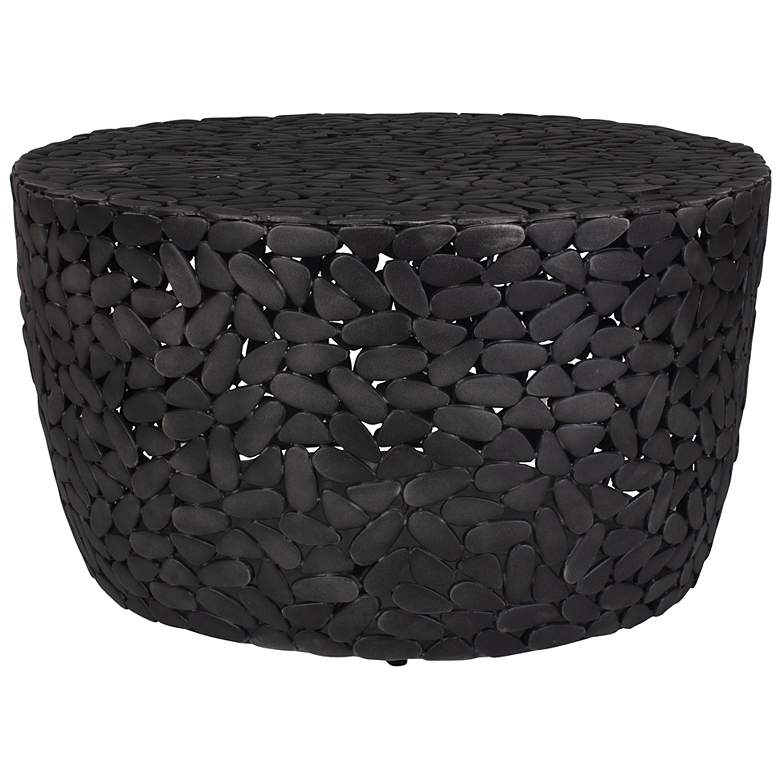 Image 4 Uttermost Rivington 40" W Black Aluminum Outdoor Coffee Table more views