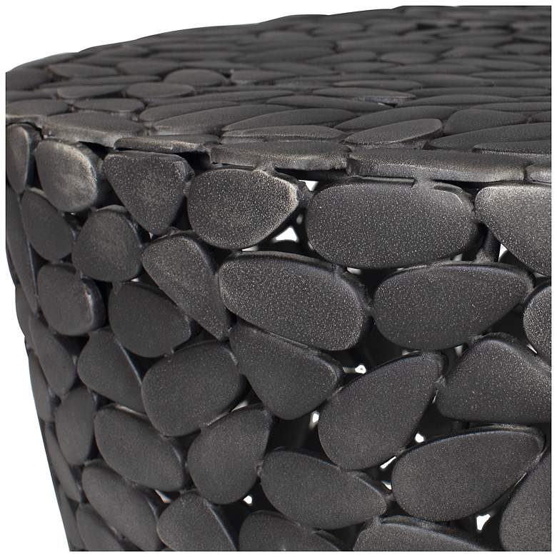 Image 5 Uttermost Rivington 40" W Black Aluminum Outdoor Coffee Table more views