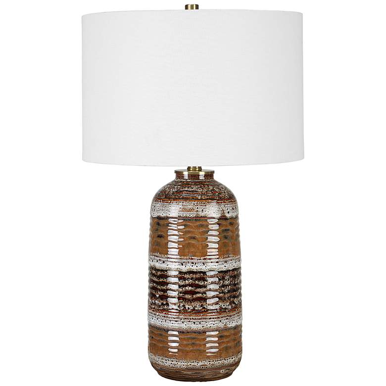 Image 1 Uttermost Roan Multicolor Ceramic Table Lamp