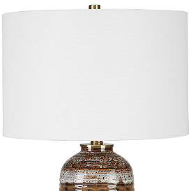 Image2 of Uttermost Roan Multicolor Ceramic Table Lamp more views