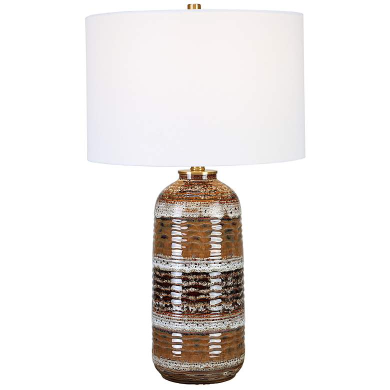 Image 6 Uttermost Roan Multicolor Ceramic Table Lamp more views