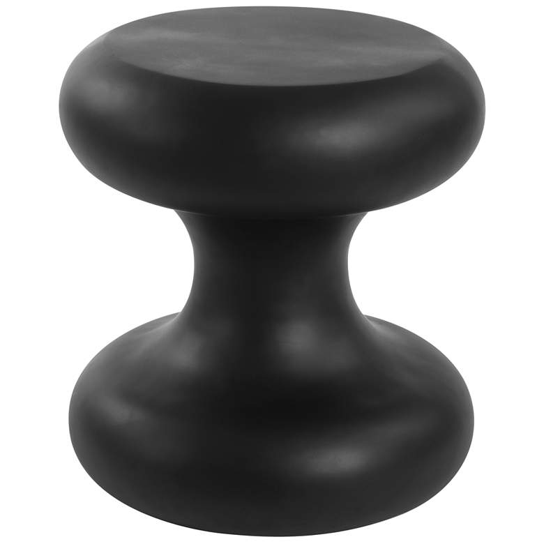Image 2 Uttermost Robles 18" H x 16" W Matte Black Indoor-Outdoor Accent Table