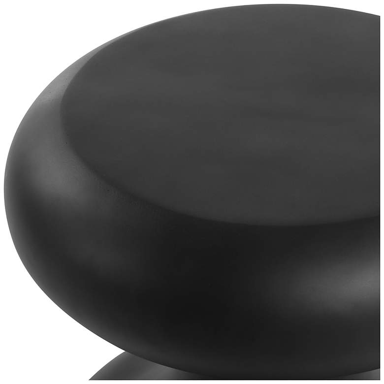 Image 3 Uttermost Robles 18" H x 16" W Matte Black Indoor-Outdoor Accent Table more views