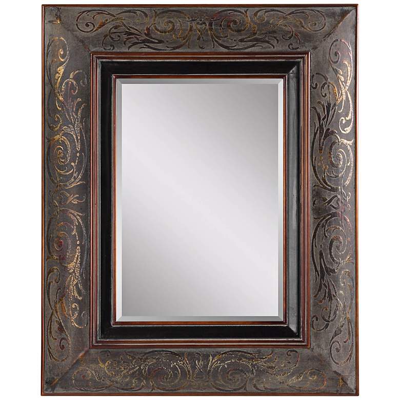 Image 1 Uttermost Rola 42 1/2 inch High Rectagular Wall Mirror