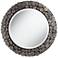 Uttermost Rolin 32 3/4" Round Staggered Nail Head Mirror