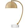 1_Uttermost Romani 22" High Antique Brass Plated Desk Lamp with Crystal Base