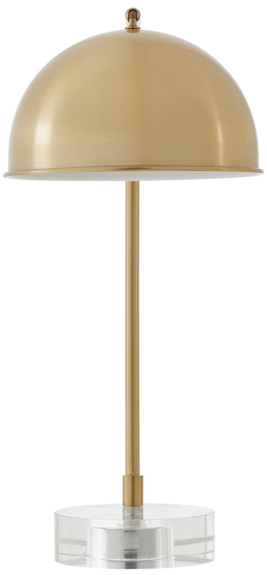 Image 4 Uttermost Romani 22" High Antique Brass Plated Desk Lamp with Crystal Base more views