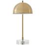4_Uttermost Romani 22" High Antique Brass Plated Desk Lamp with Crystal Base more views