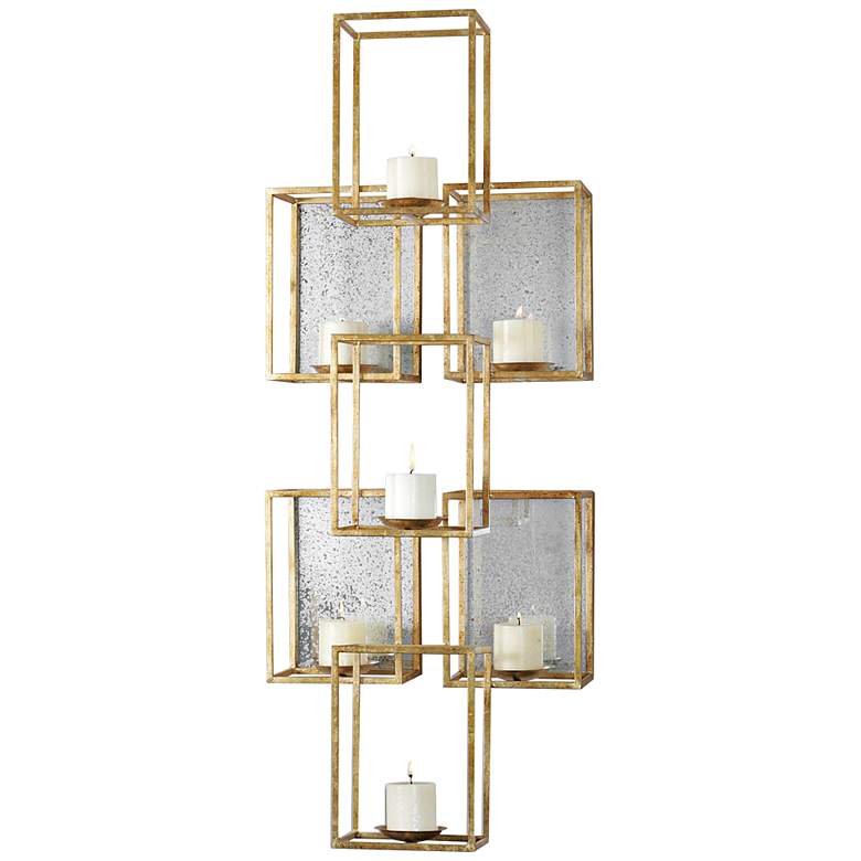 Image 1 Uttermost Ronana Wall Sconce 47 inch High Metal Wall Decor