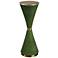 Uttermost Ronde 24" H x 8 1/2" W Green and Brass Drink Table
