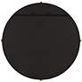 6_Uttermost Ronson 34" Gold and Matte Black Round Wall Mirror more views