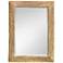 Uttermost Rora 46" x 34" Natural Banana Plant Wall Mirror