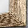 5_Uttermost Rora 46" x 34" Natural Banana Plant Wall Mirror more views