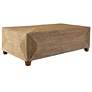Uttermost Rora 48" Wide Natural Woven Banana Coffee Table