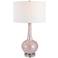 Uttermost Rosa 29" High Light Blush Pink Glass Vase Table Lamp