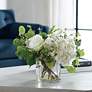3_Uttermost Rosewood 13" High Faux Flower Garden Bouquet more views