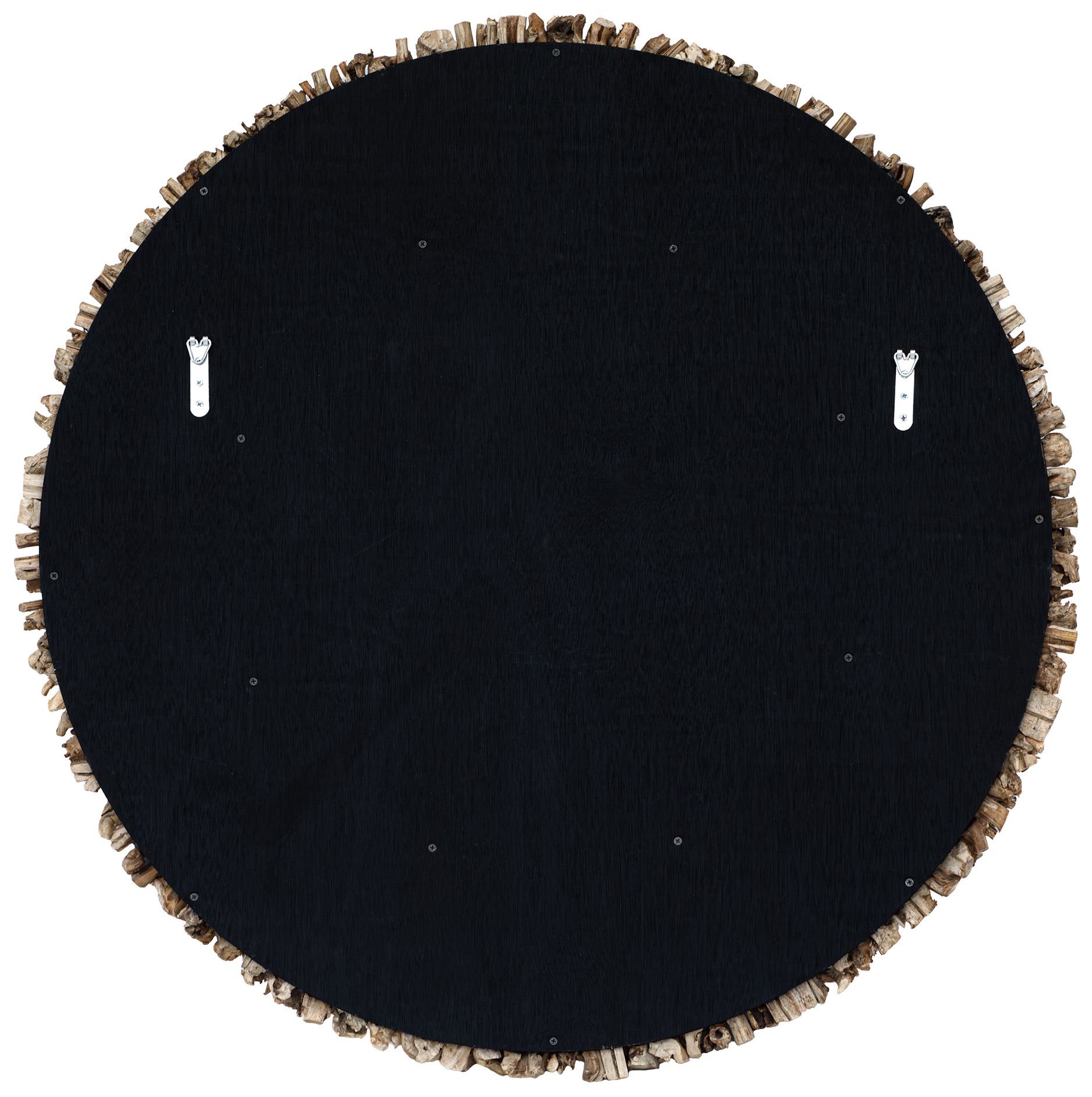 Image 5 Uttermost Rossetti Moringa Wood 39.3" Round Wall Mirror more views
