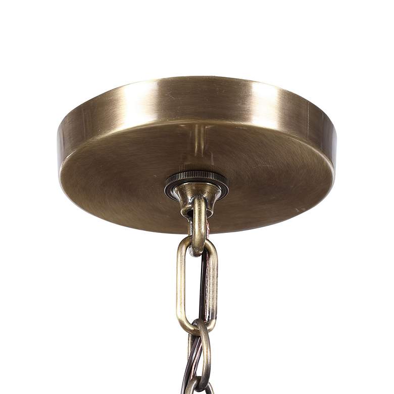 Image 4 Uttermost Rosston Antique Brass Mini Pendant Light more views