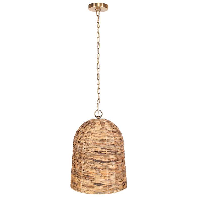 Image 5 Uttermost Rotorua 13.75" Wide 1 Lt Natural Sea Grass Pendant more views
