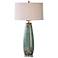 Uttermost Rovasenda Pale Mint Green Ceramic Table Lamp