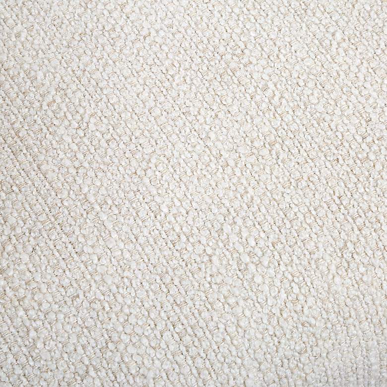 Image 6 Uttermost Rowan Ivory Fabric and Oak Wood Accent Chair more views