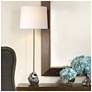 1_Uttermost Rowland 37" Black Marble Base Buffet Lamp