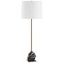 3_Uttermost Rowland 37" Black Marble Base Buffet Lamp more views