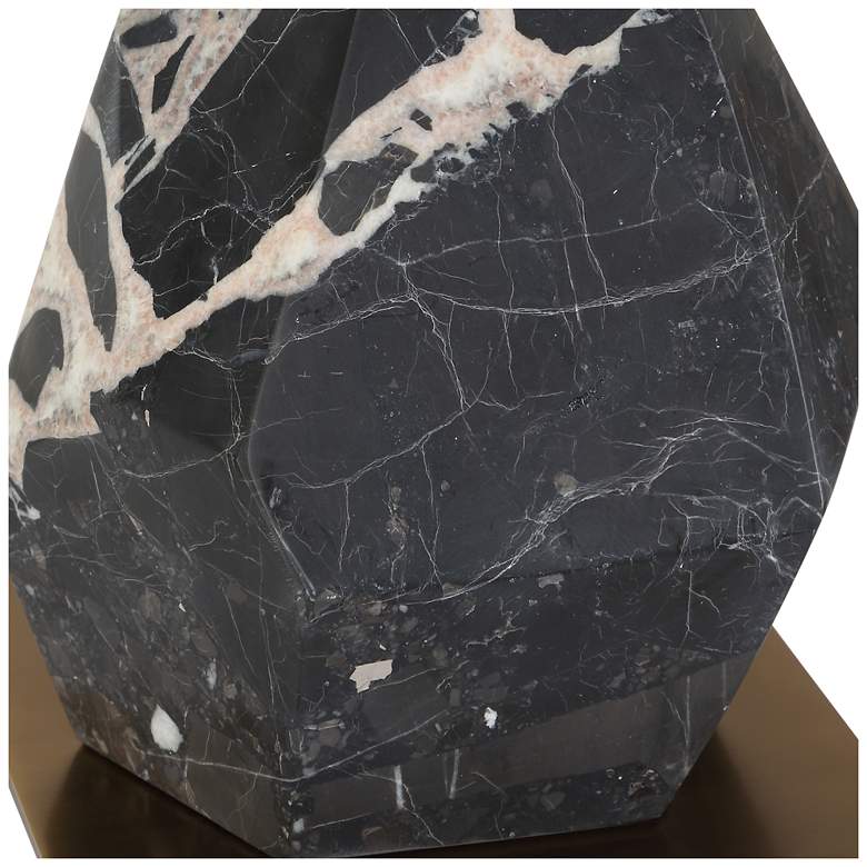 Image 5 Uttermost Rowland 37" Black Marble Base Buffet Lamp more views
