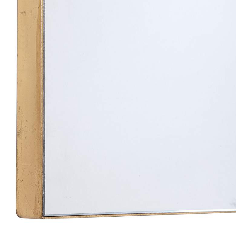Image 7 Uttermost Rowling Gold Leaf Metal Wall Mirrors Set of 3 more views
