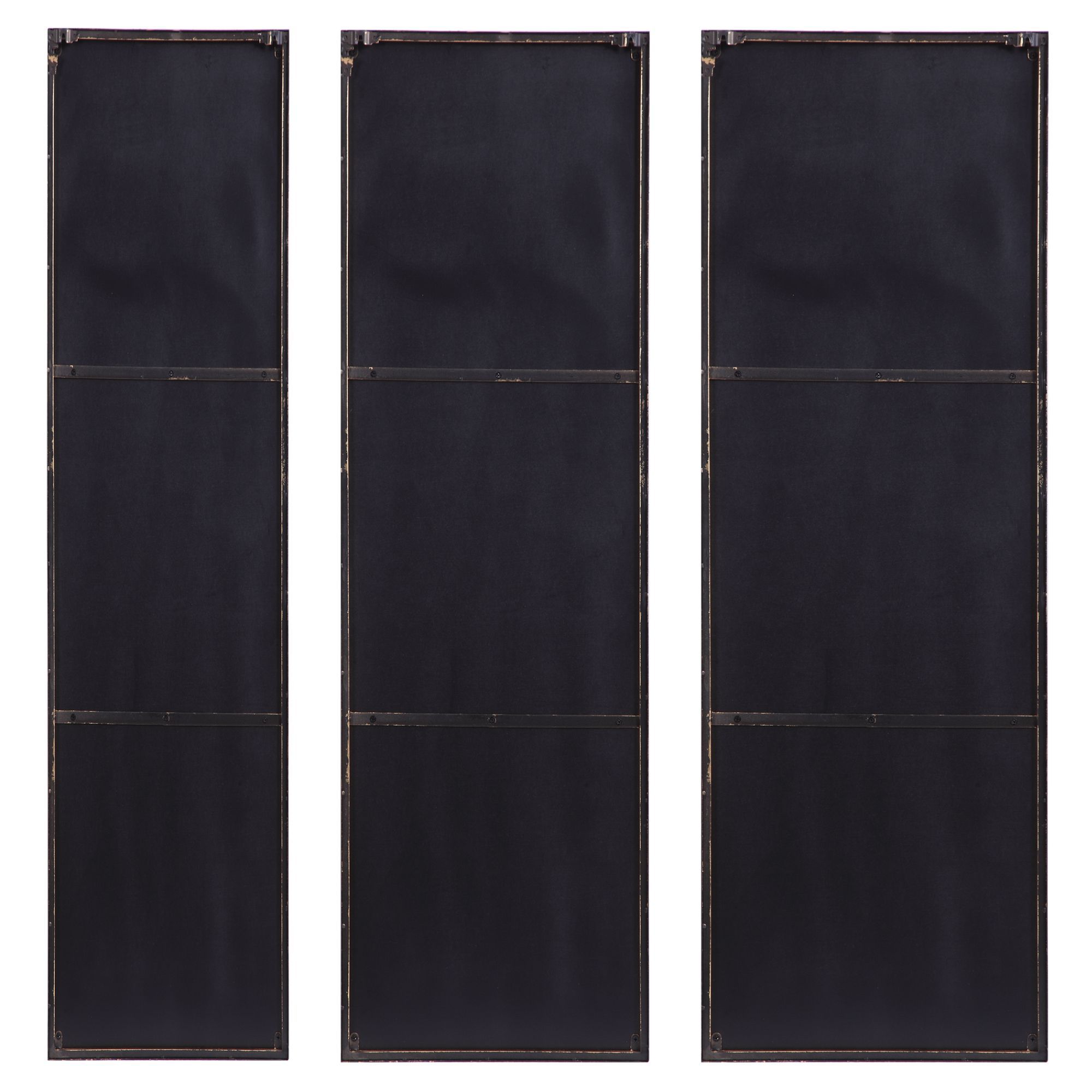 Uttermost Rowling Gold Leaf Metal Wall Mirrors Set of 3