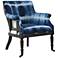 Uttermost Royal Cobalt Fabric Accent Chair