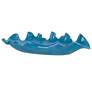 4_Uttermost Ruffled Feathers Gloss Blue Glaze Ceramic Bowl more views