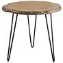Thumbnail2 of Uttermost Runay 22" Wide Wood and Metal Side Table