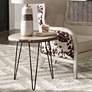 Thumbnail1 of Uttermost Runay 22" Wide Wood and Metal Side Table