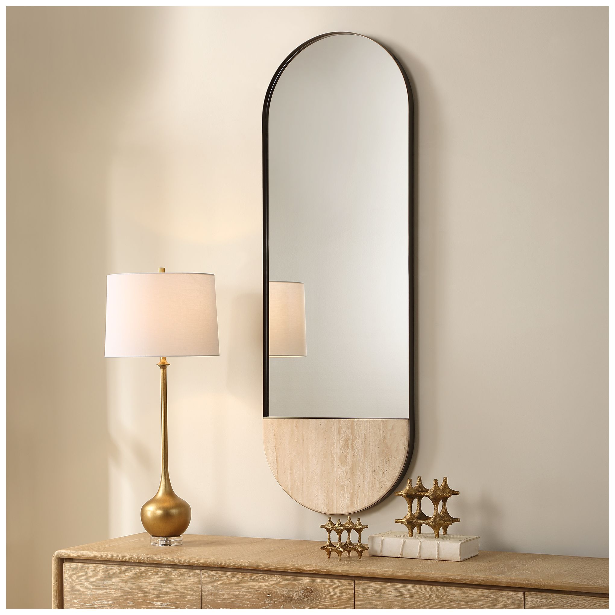 Image 3 Uttermost Russo 59" Tall Oval Mirror more views