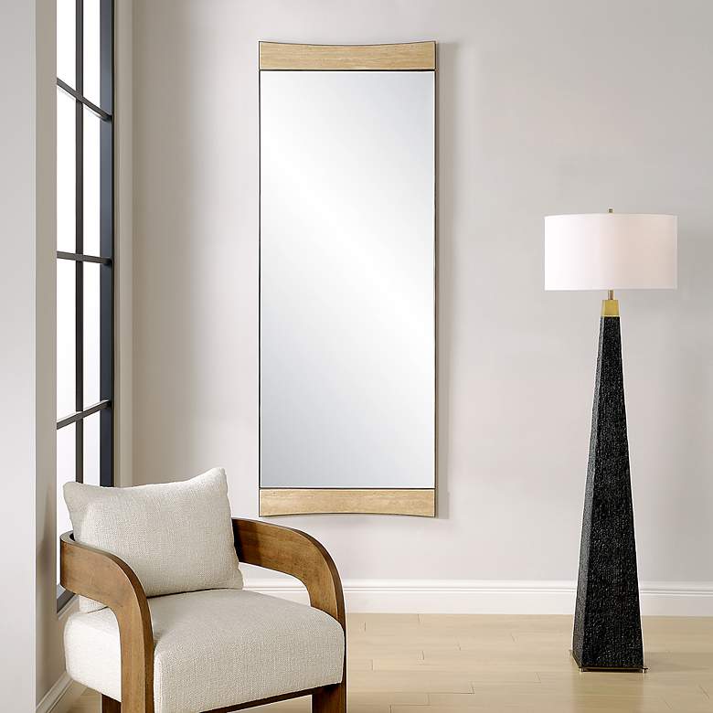 Image 1 Uttermost Russo Golden Bronze 30 x 81 1/4" Mirror