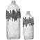 Uttermost Rutva Aged Ivory and Aged Black Vases Set of 2