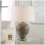 3_Uttermost Rya 23 3/4" Rich Brown Ceramic Table Lamp more views