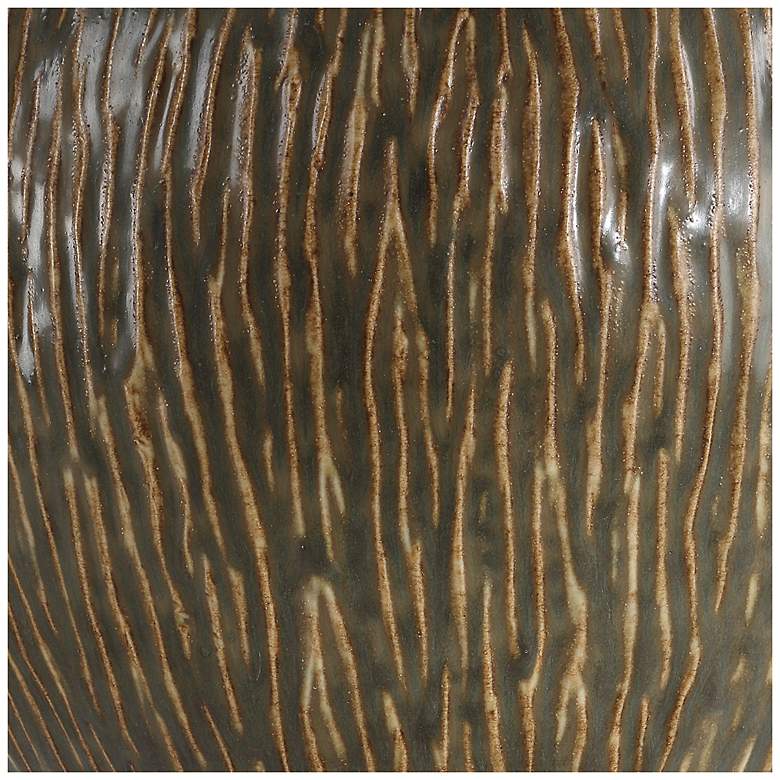 Image 7 Uttermost Rya 23 3/4" Rich Brown Ceramic Table Lamp more views