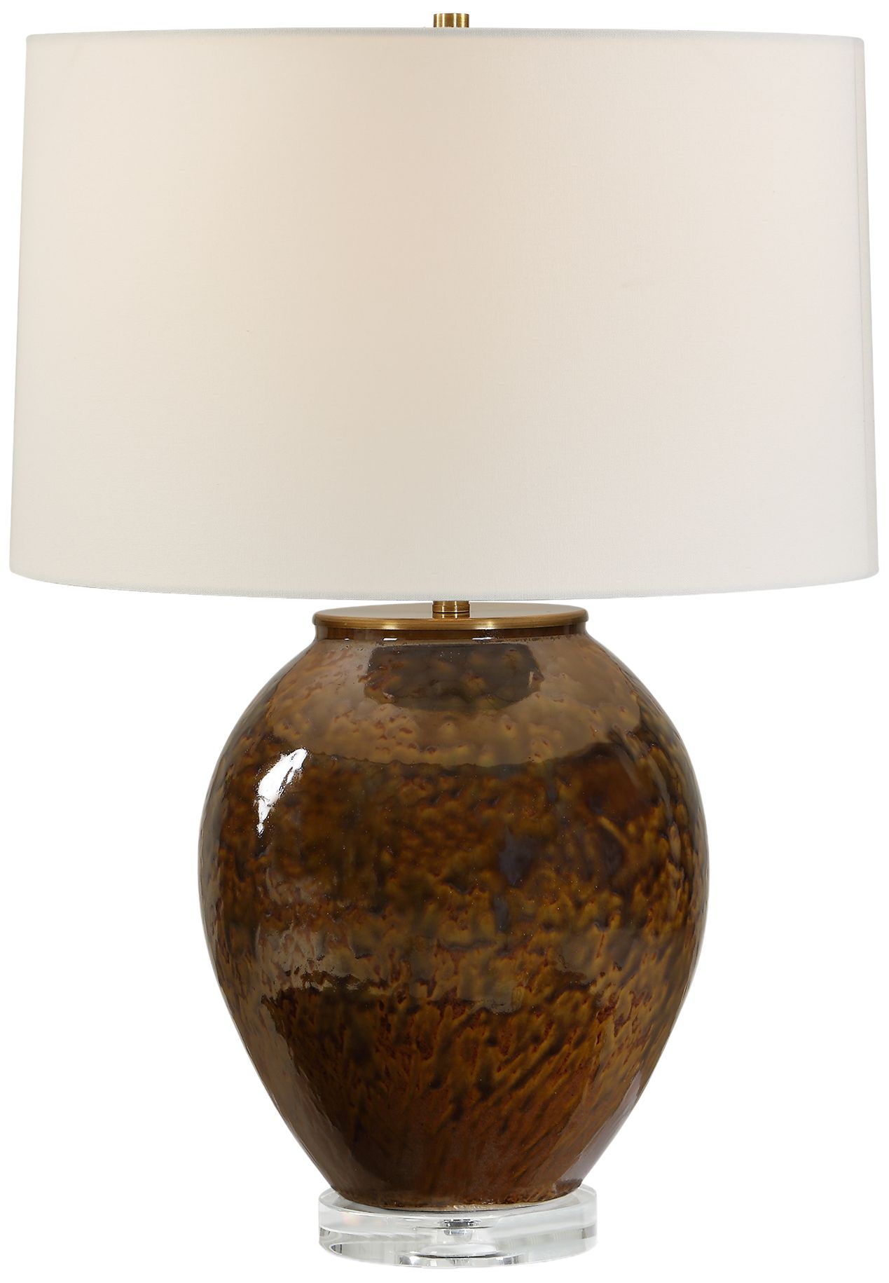 Uttermost Rye 25 3/4" Rust Ceramic Table Lamp